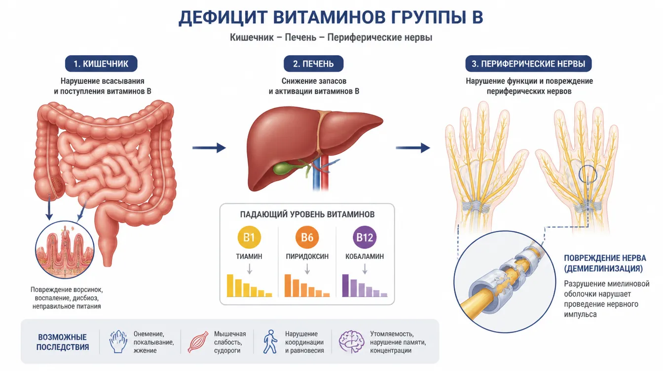 Дефицит витамина в