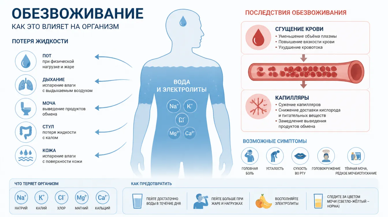 Обезвоживание при алкоголизме