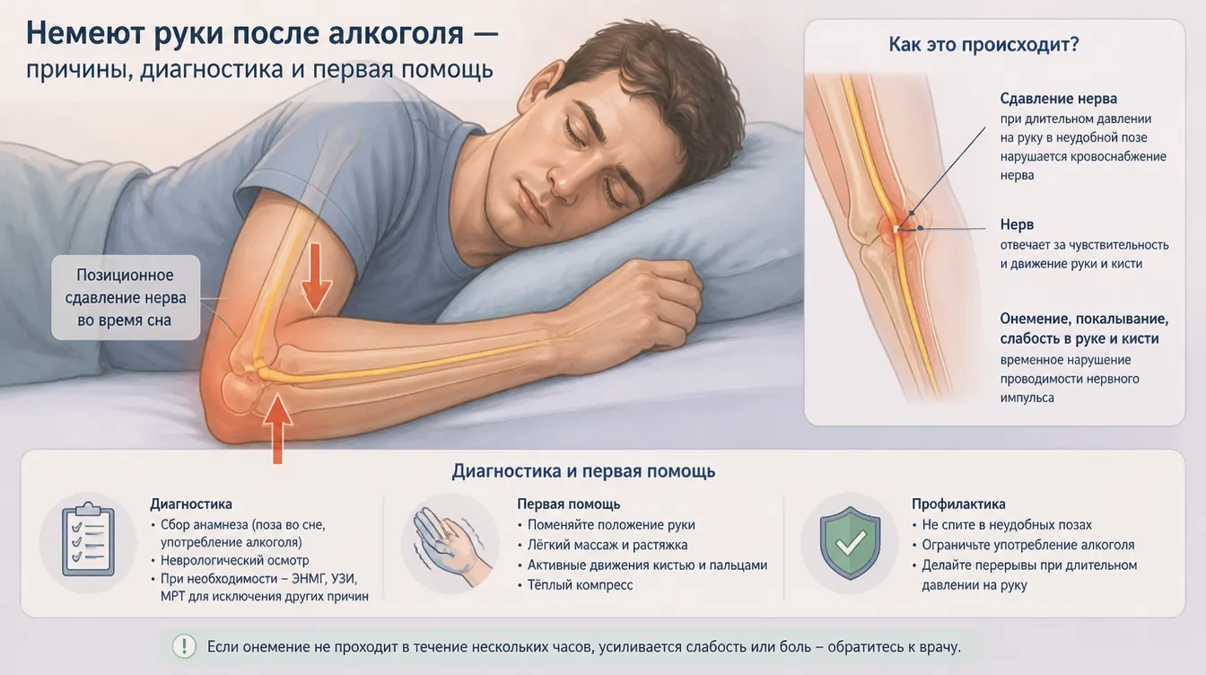 Позиционное сдавление нерва