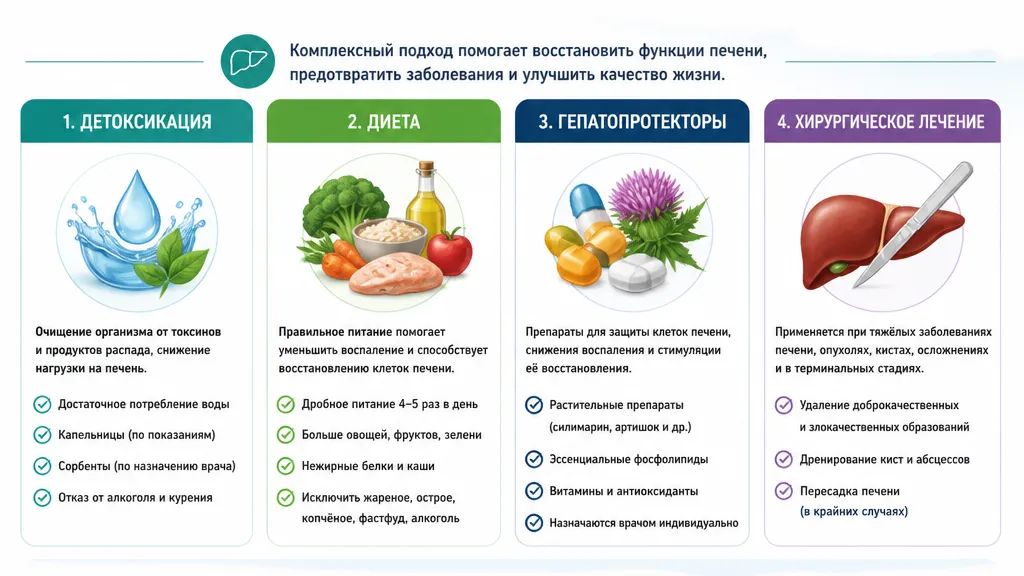Комплексный подход к восстановлению функции печени