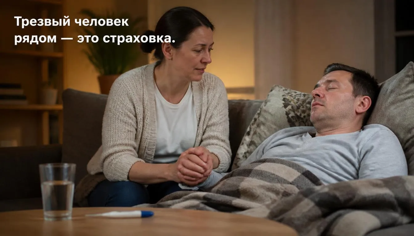 Не оставайтесь в одиночестве после запоя