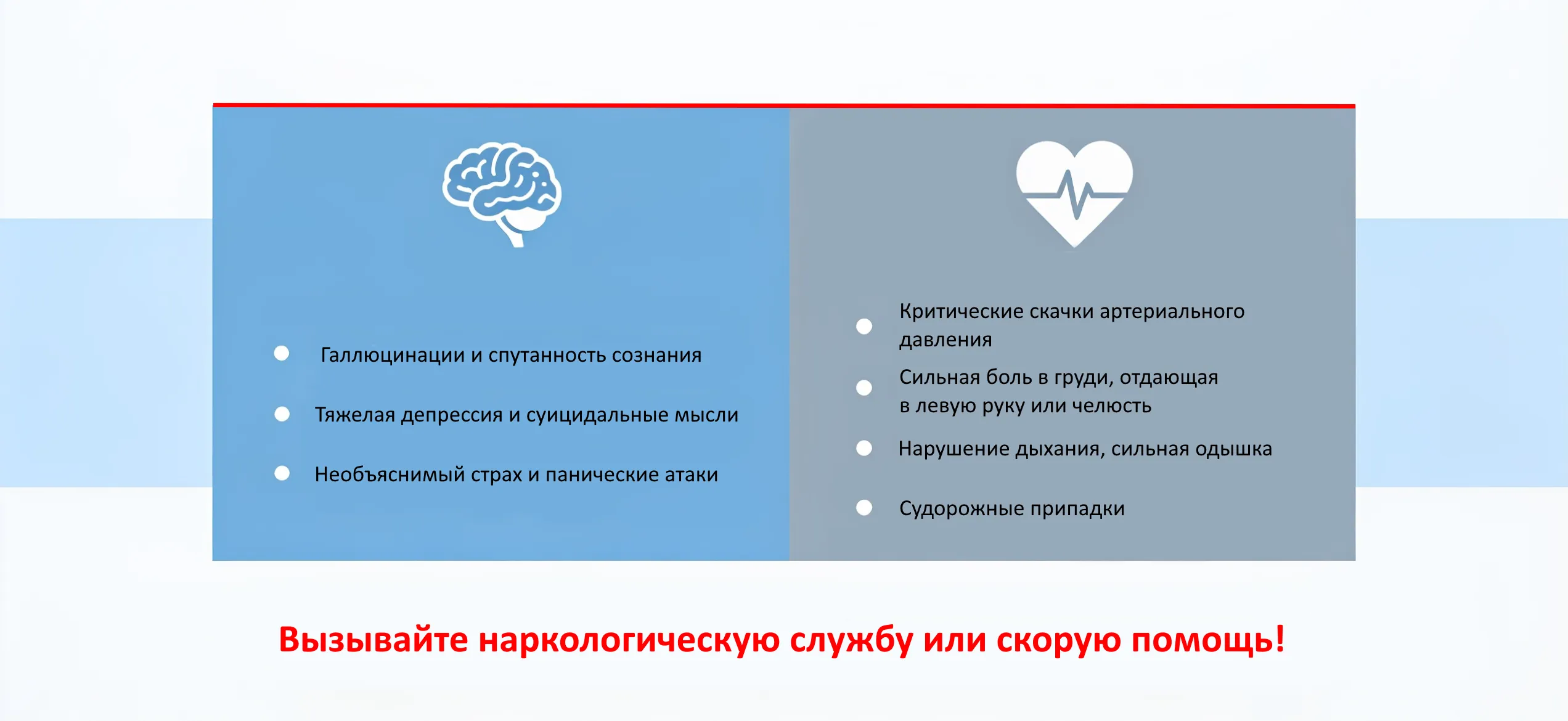 При этих симптомах вызывайте скорую помощь
