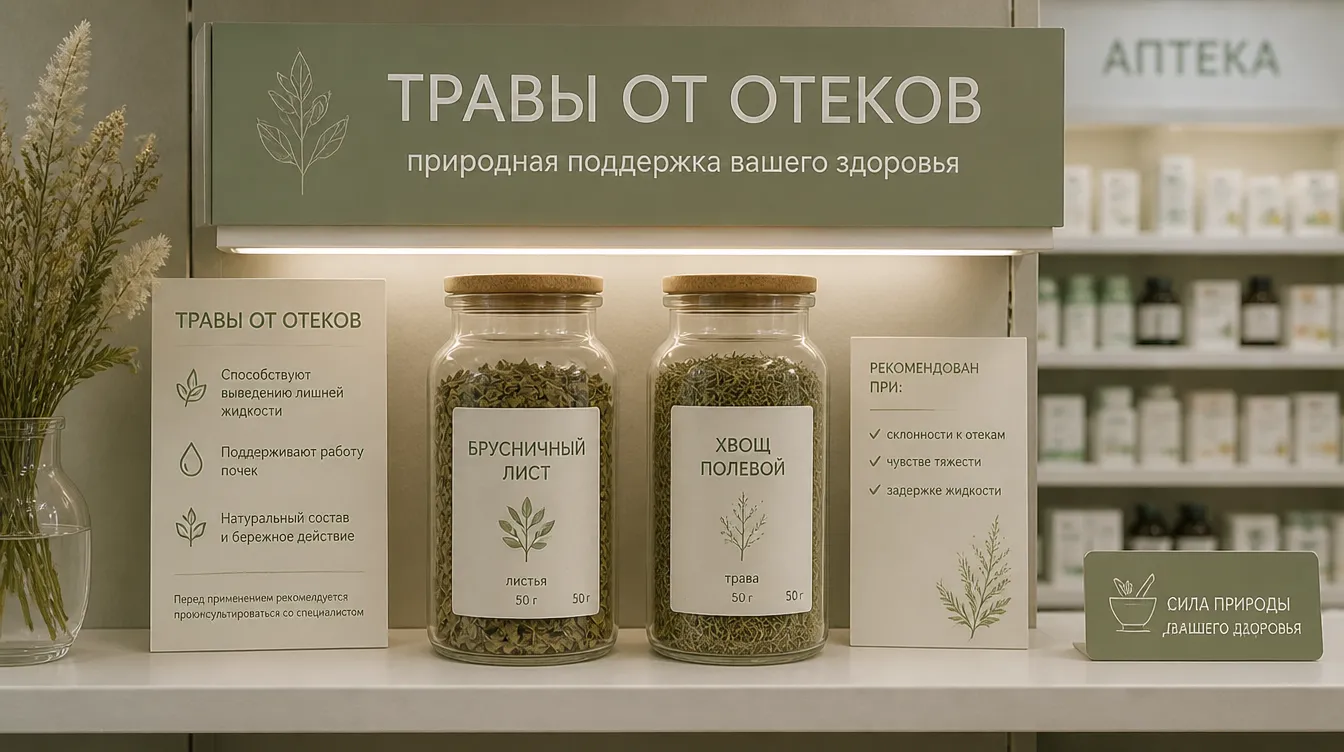 Травы от отеков