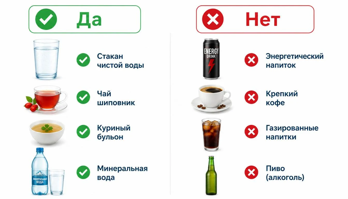 Что пить после запоя