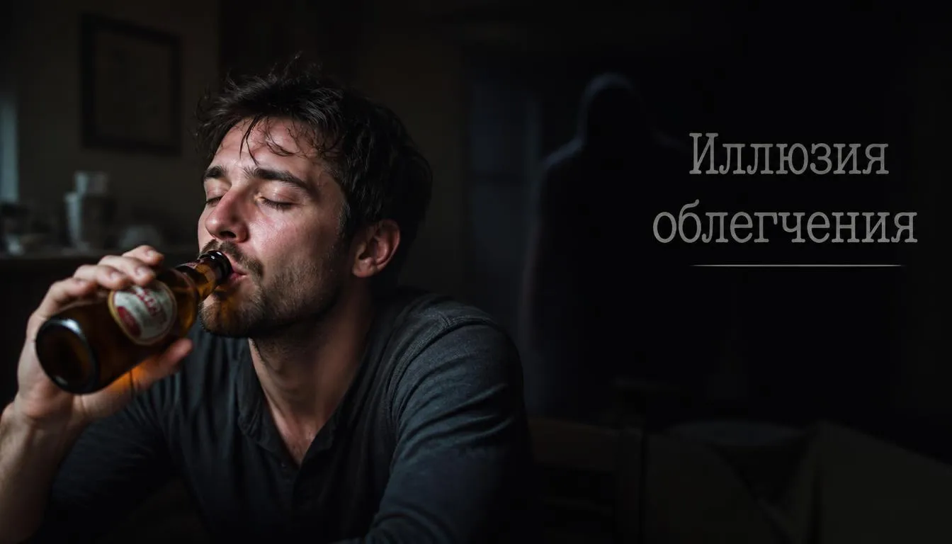 Иллюзия облегчения при похмелье