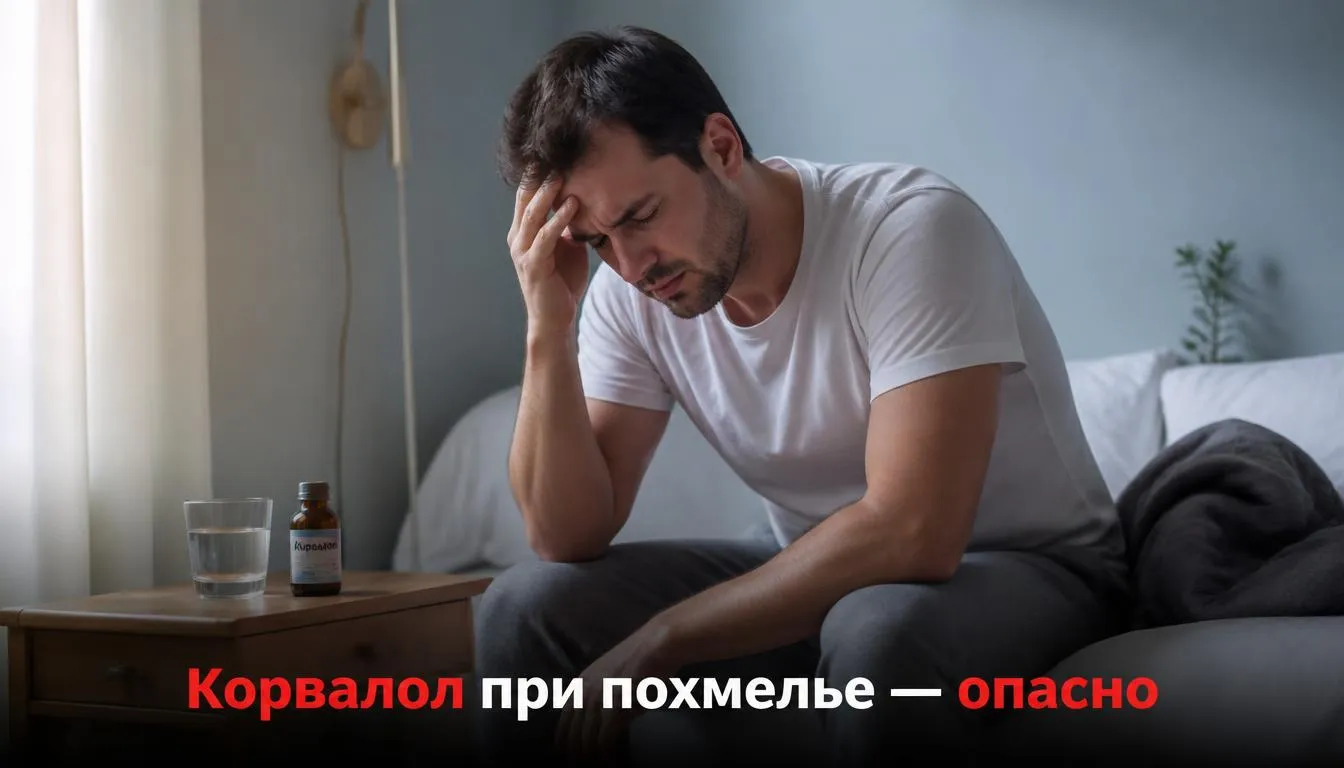 Опасно употреблять корвалол при похмелье