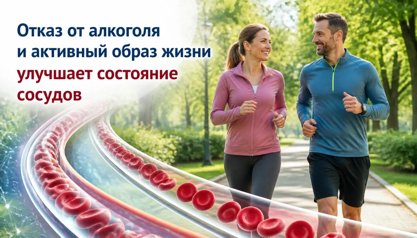 Отказ от алкоголя улучшает здоровье сосудов