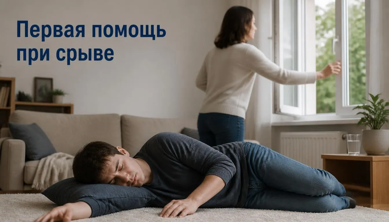 Первая помощь при срыве после кодирования