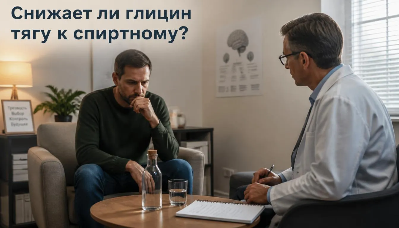 Снижает ли глицин тягу к спиртному