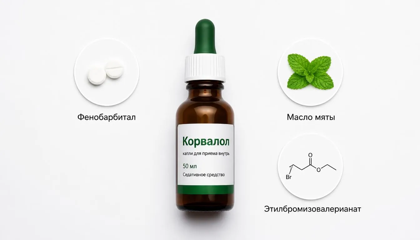 Что входит в корвалол
